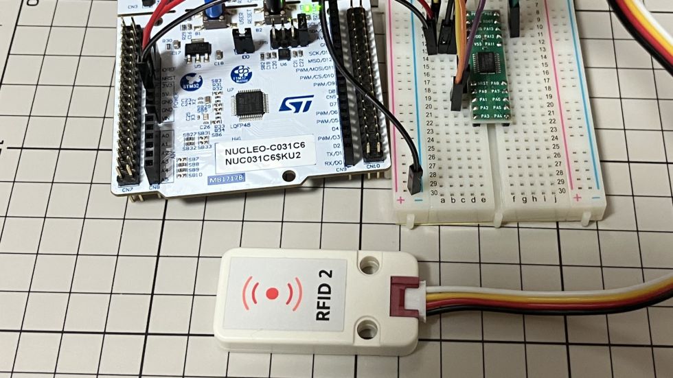 STM32C011F4P6でNFCタグを読む(M5Stack Unit RFID2)