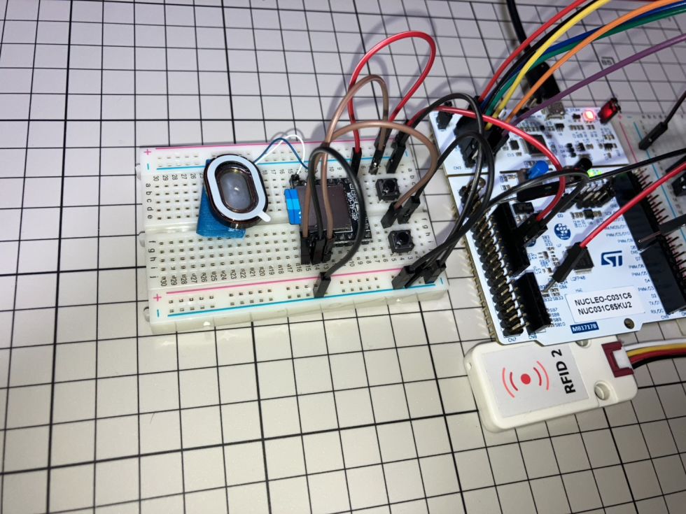 STM32C011F4P6でNTAGに対応した音楽を再生 (RFID2, DFPlayerMini)