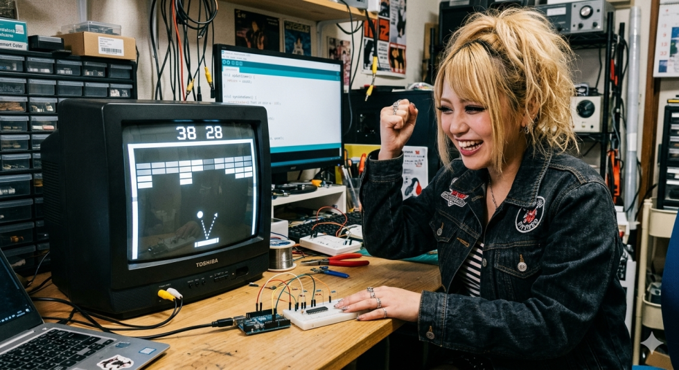 【UIAPduino】VIDEO信号を出したにょ①【290円マイコン基板】