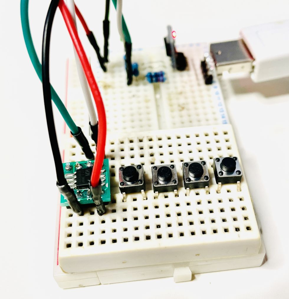 【linaDuino】25円で作るUSB-HIDだにょ【4btnPad】