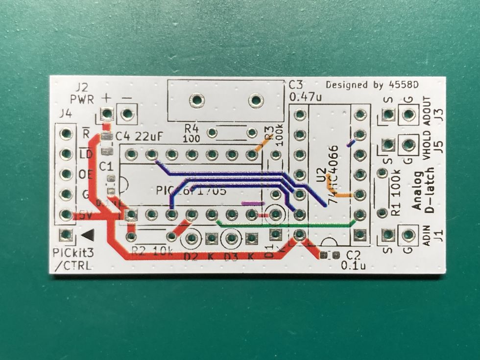 PCBGOGOのUV印刷で配線パターンを描いてみた