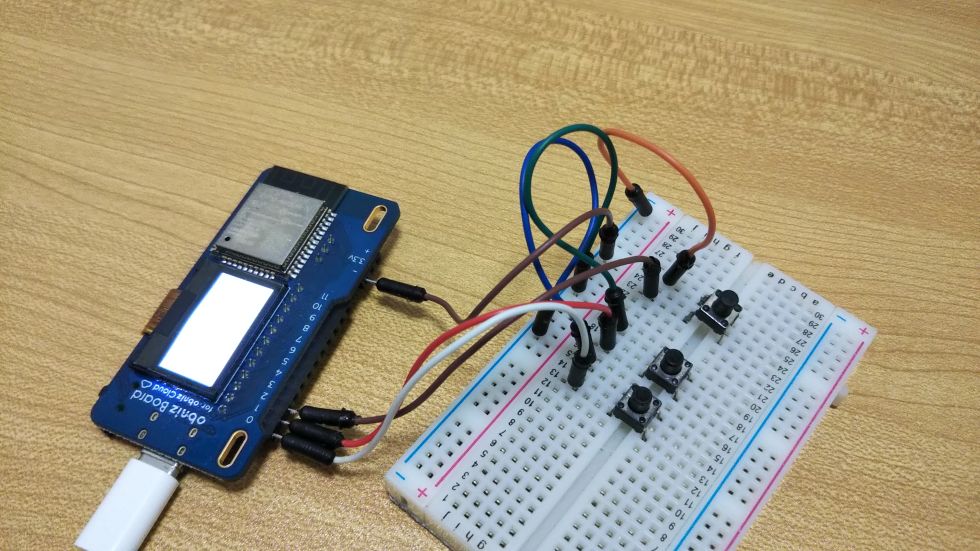 生存確認装置（obniz Board 1Y）