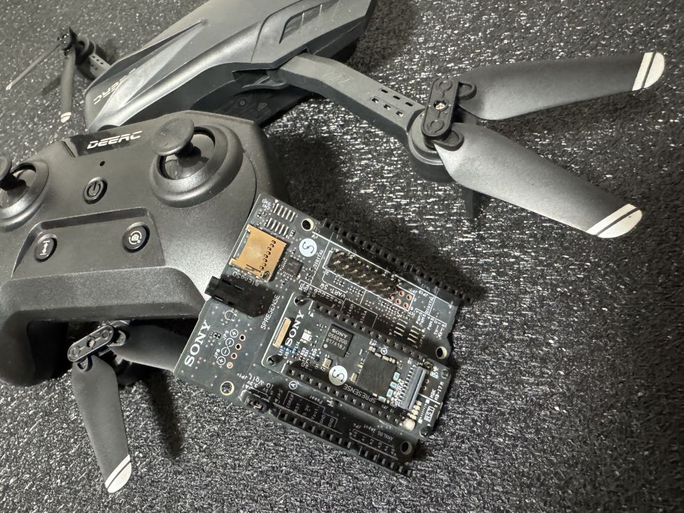 SPRESENSEでインフラ点検向けのエッジAIドローン