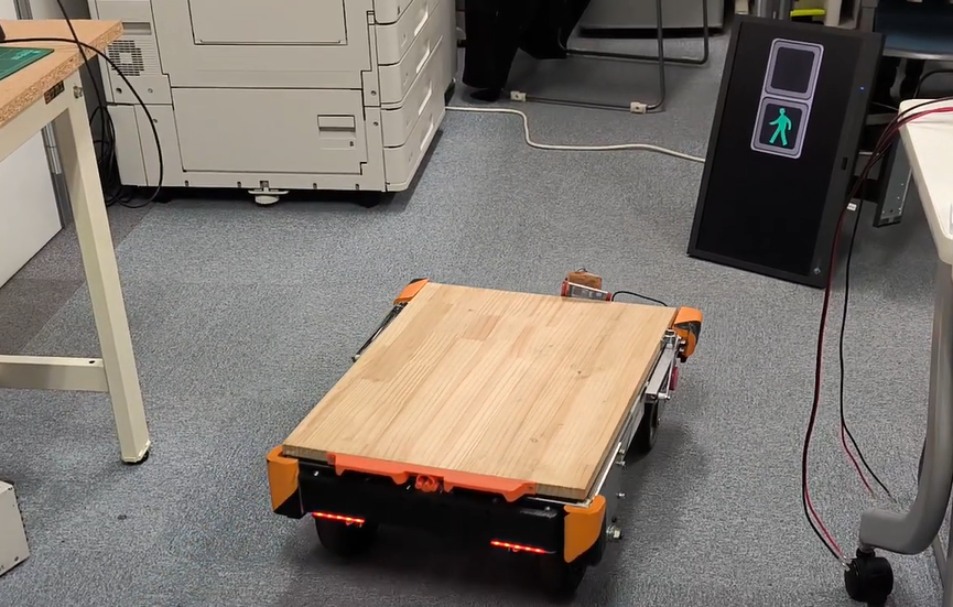 SPRESENSEで横断歩道を渡ろう【信号認識＆自動運転ロボット】