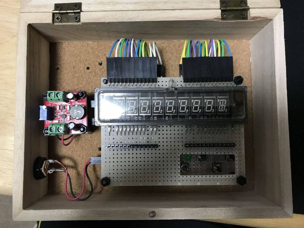 Arduinoを使ったVFD時計