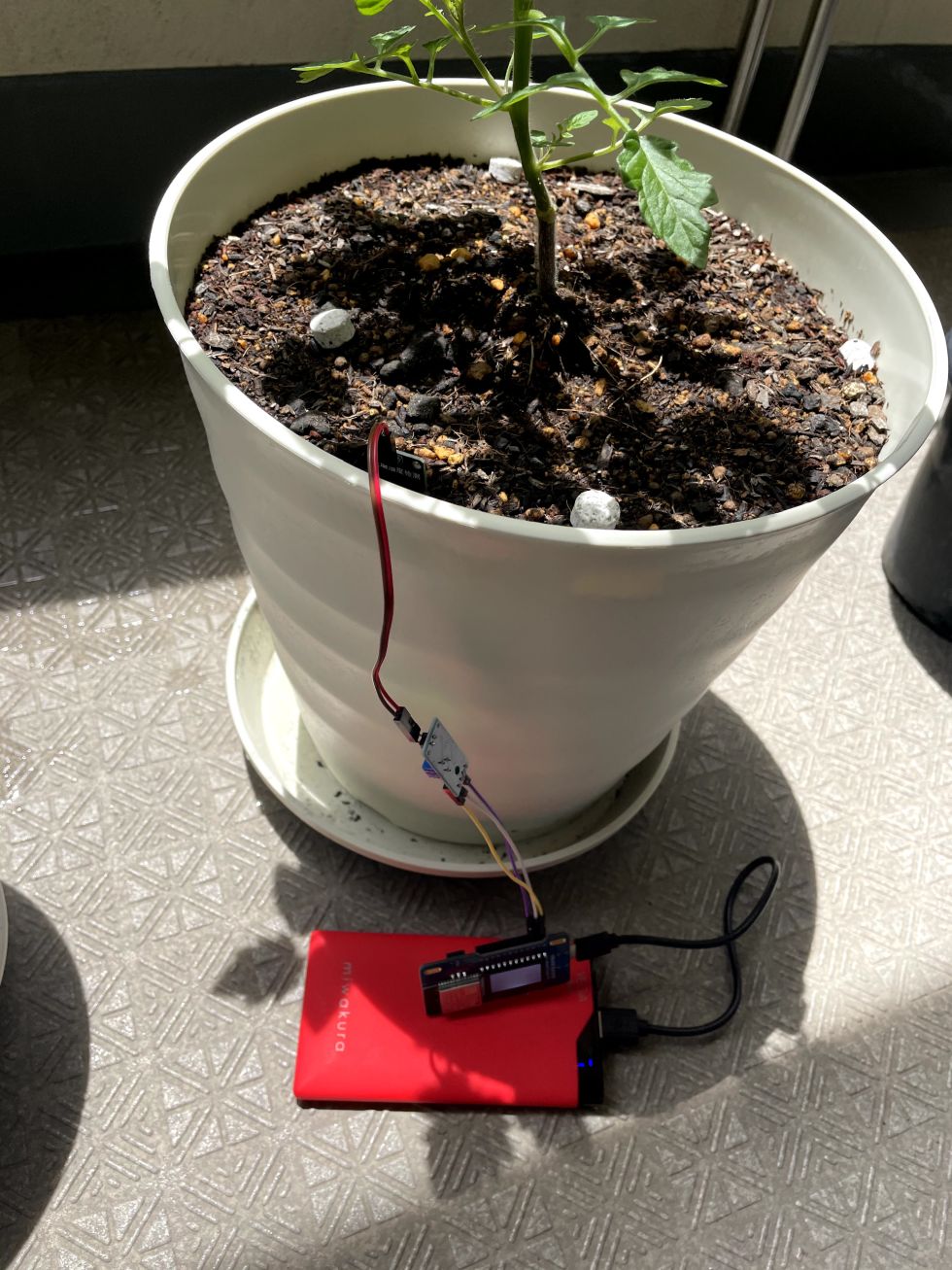 Obniz初心者がやる、Line通知機能付き! 水のやり忘れ、やりすぎ防止装置の開発