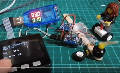 3相ブラシレスモーター を ゆっくり回す