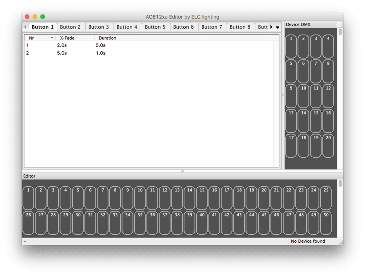 AC612 Editor