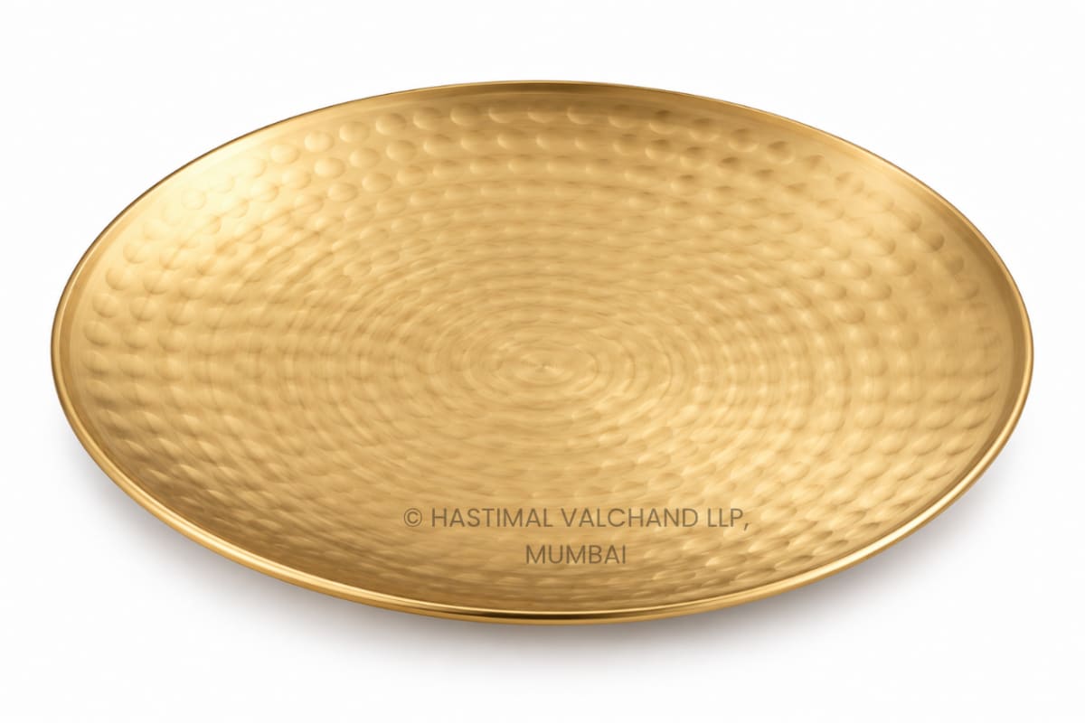 Brass Roti Tawa Hammered (Sheet)