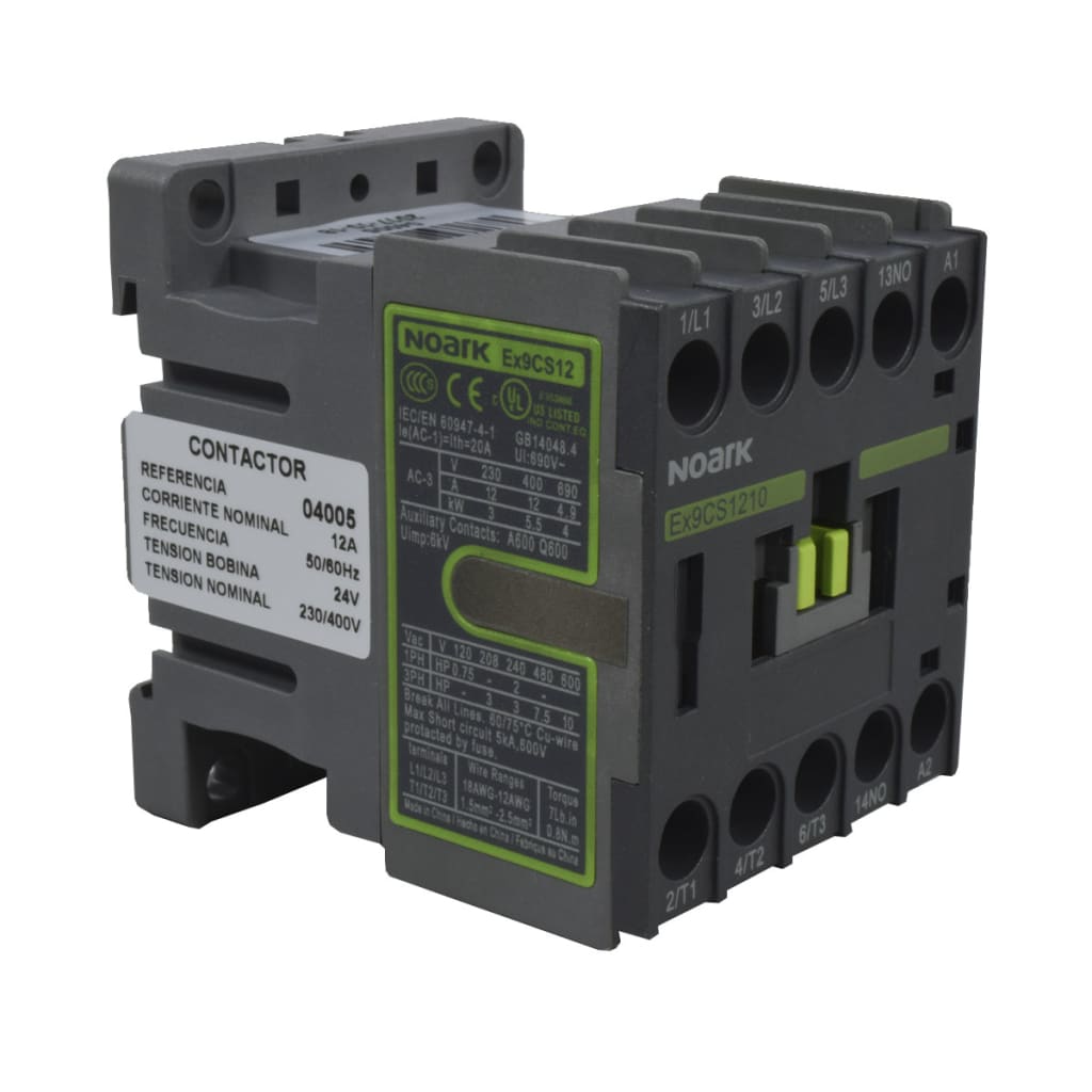 MINI CONTACTOR 12A AC3 24VAC 1NA