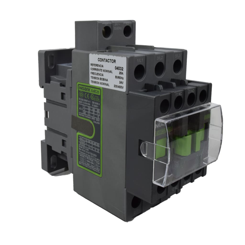 CONTACTOR 25A AC3 24VAC 3P+1NA+1NC
