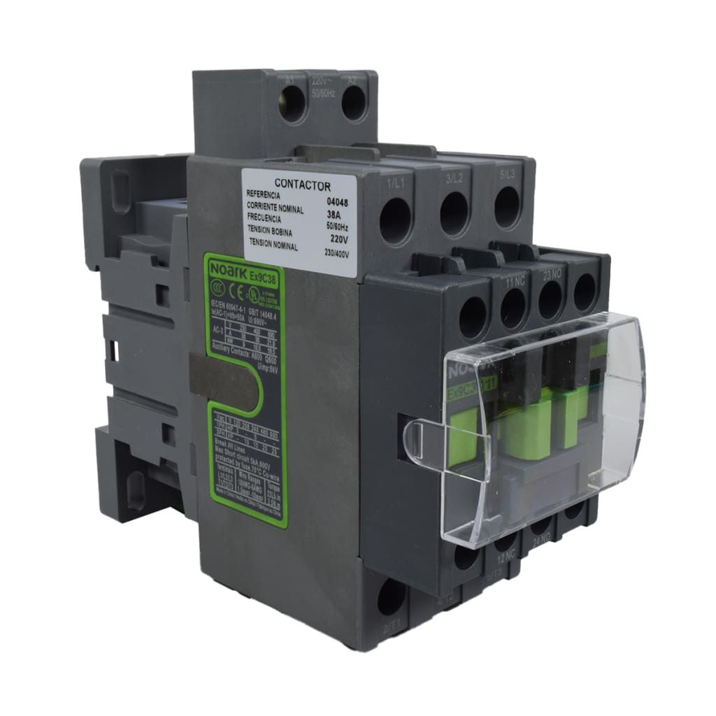 CONTACTOR 38A AC3 220VAC 3P+1NA+1NC