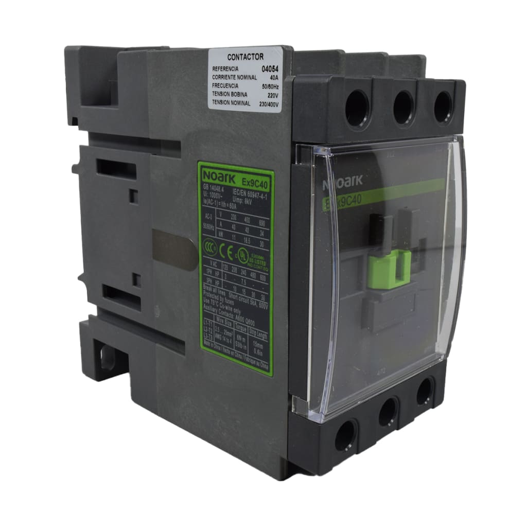 CONTACTOR 40A AC3 220VAC 3P+1NA+1NC