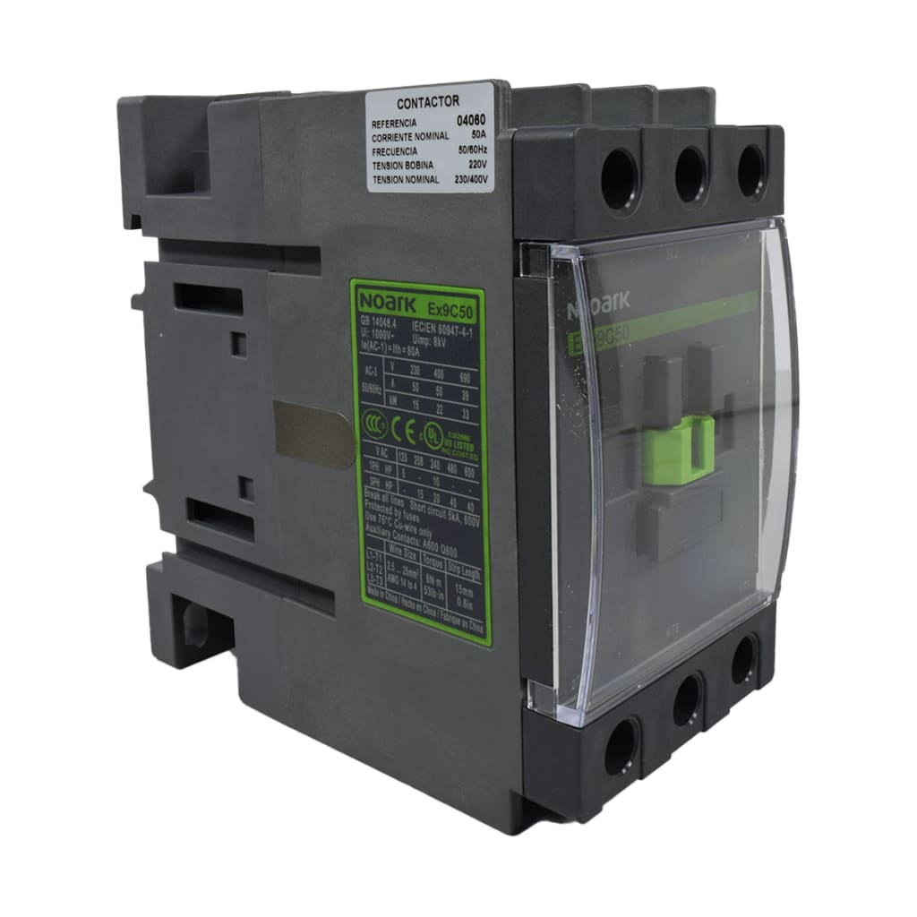 CONTACTOR 50A AC3 220VAC 3P+1NA+1NC