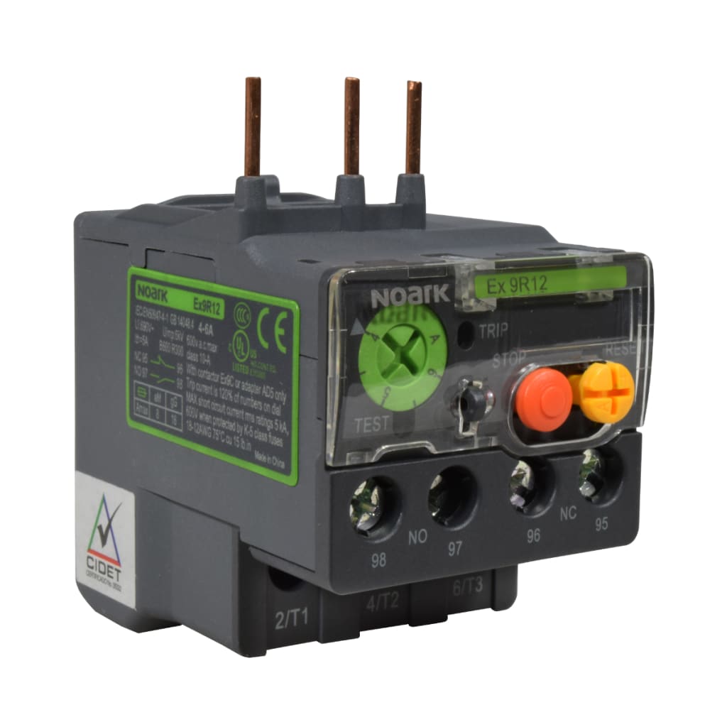 RELE TERMICO 4-6A P/MINI CONT 6-9-12A EX9CS
