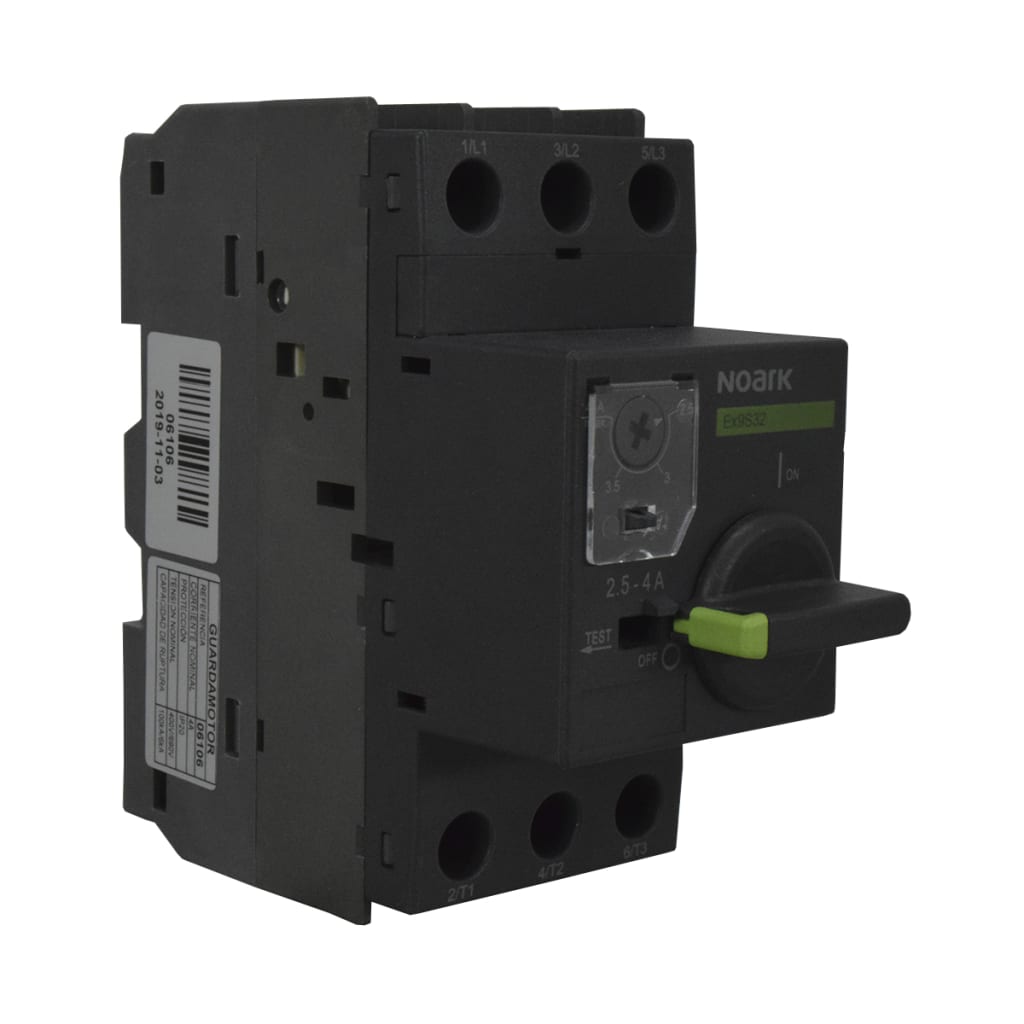 GUARDAMOTOR NOARK 2.5-4A, MANDO ROTATIVO