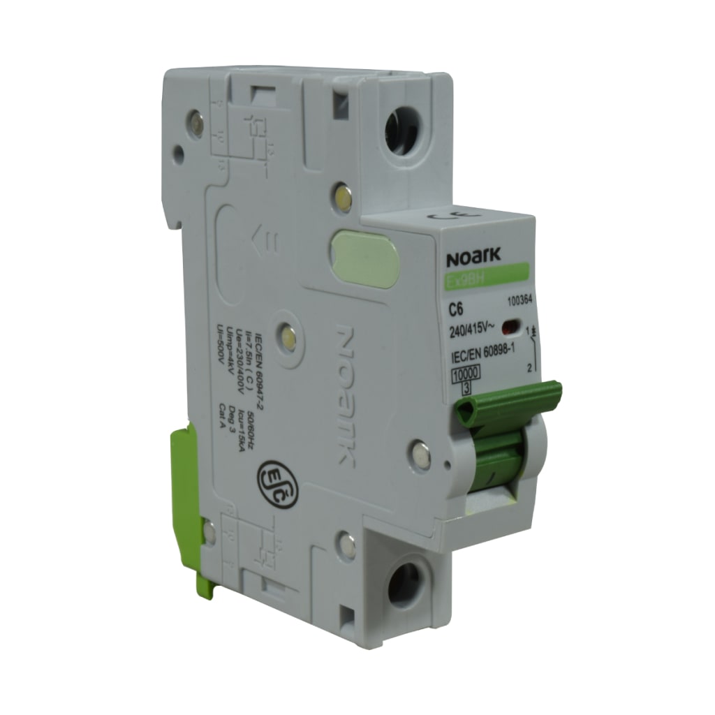 BREAKER 1X 6A, 10KA CURVA C, 230/400 VAC, IEC