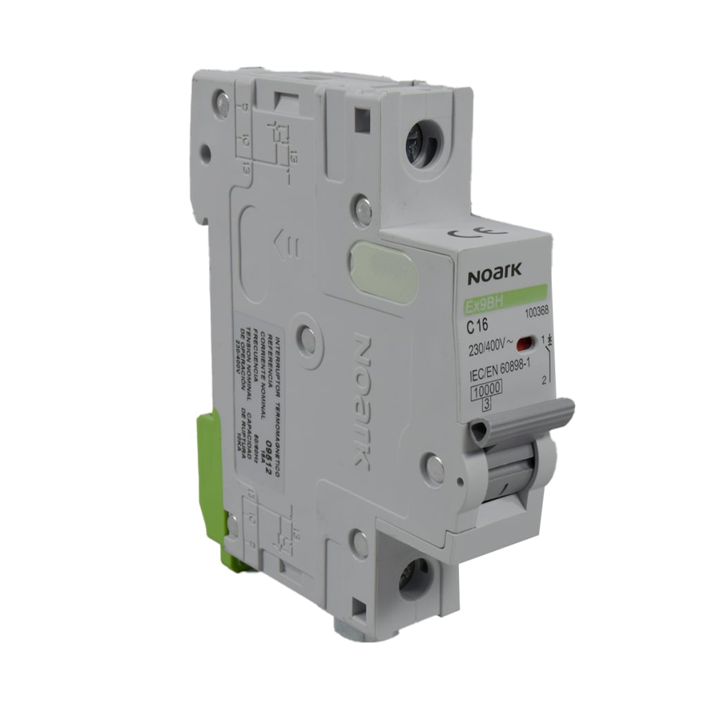 BREAKER 1X 16A, 10KA CURVA C, 230/400 VAC, IEC