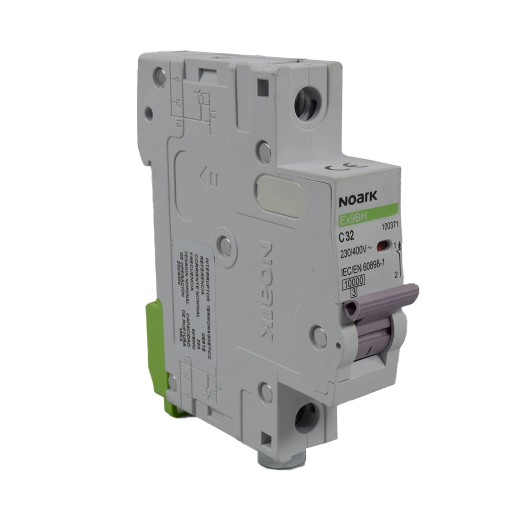 BREAKER 1X 32A, 10KA CURVA C, 230/400 VAC, IEC