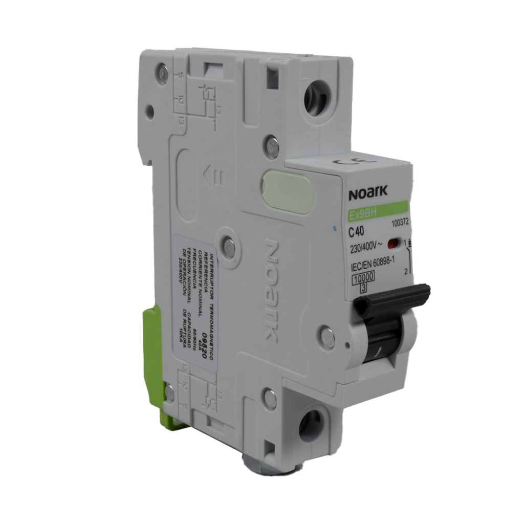 BREAKER 1X 40A, 10KA CURVA C, 230/400 VAC, IEC