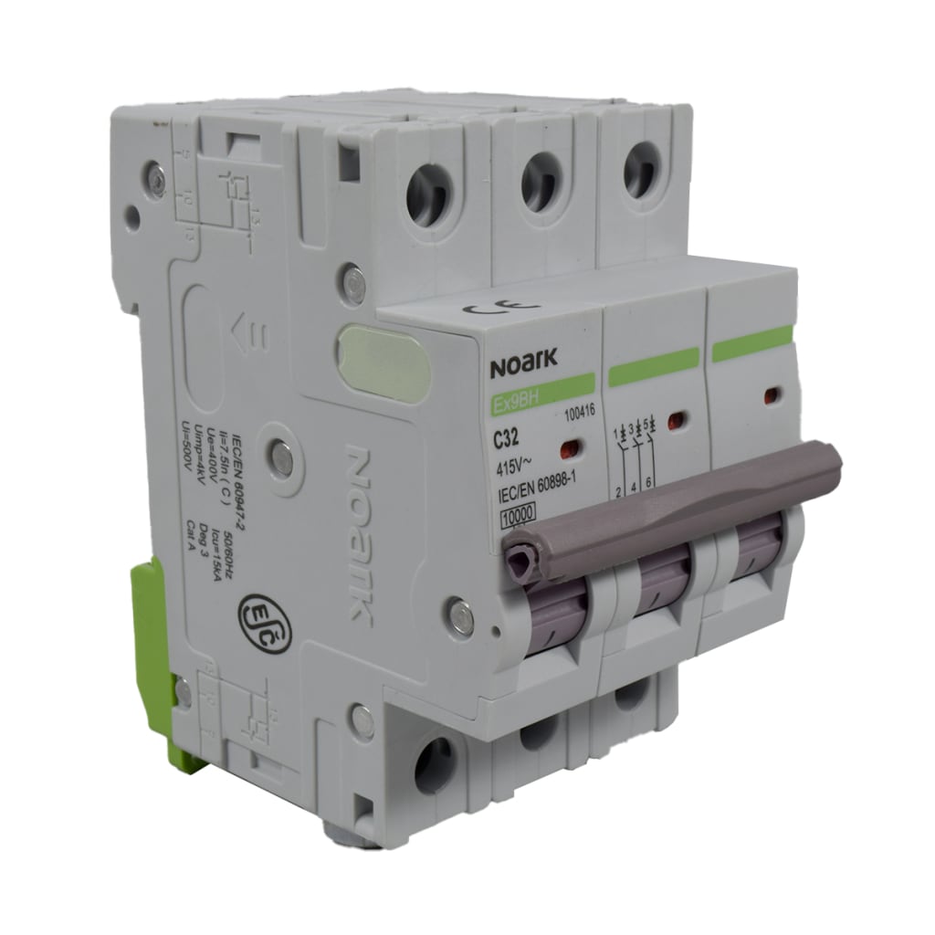 BREAKER 3X 32A, 10KA CURVA C, 230/400 VAC, IEC