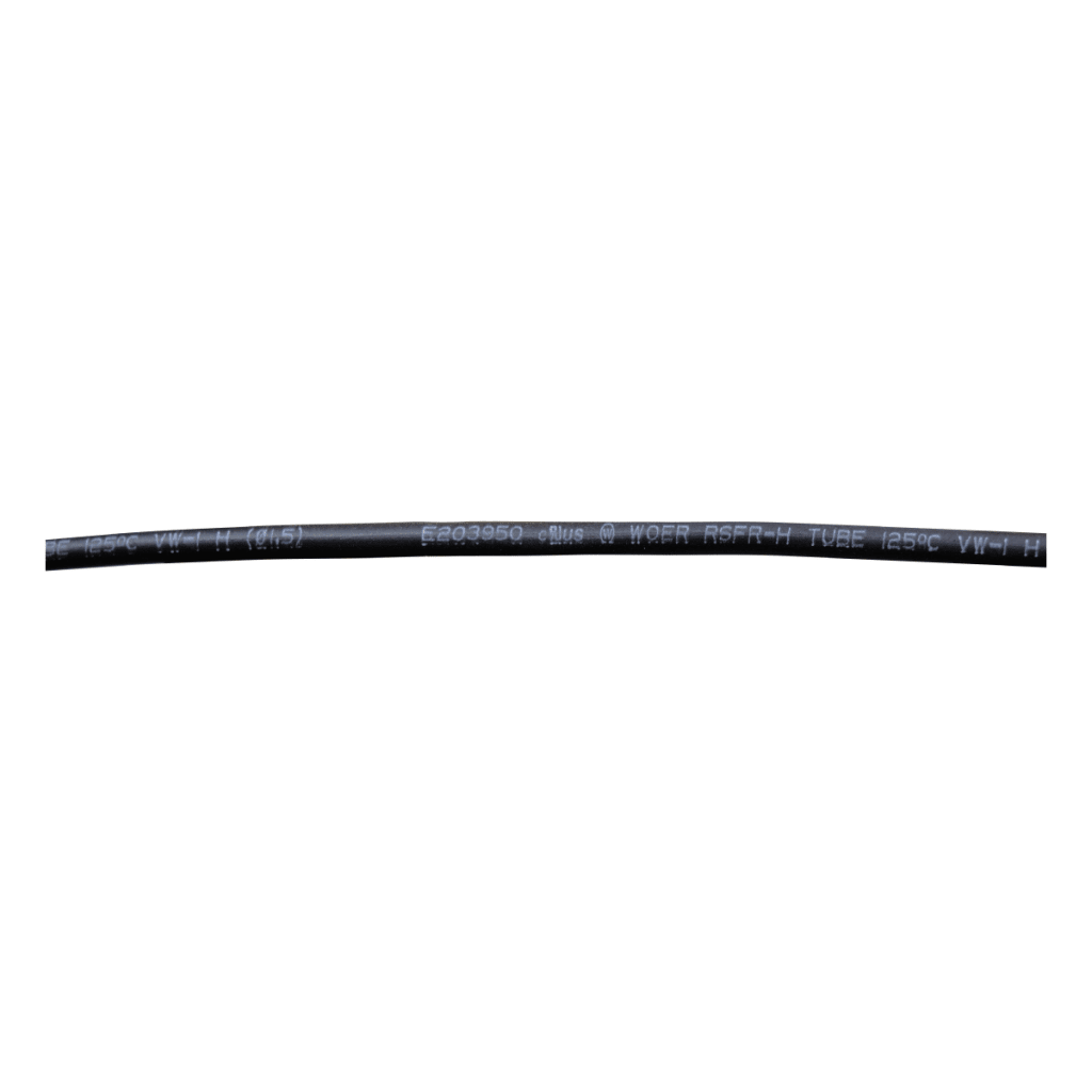 TERMOENCOGIBLE NEGRO 1.5mm ROLLO/400M UL T125°C