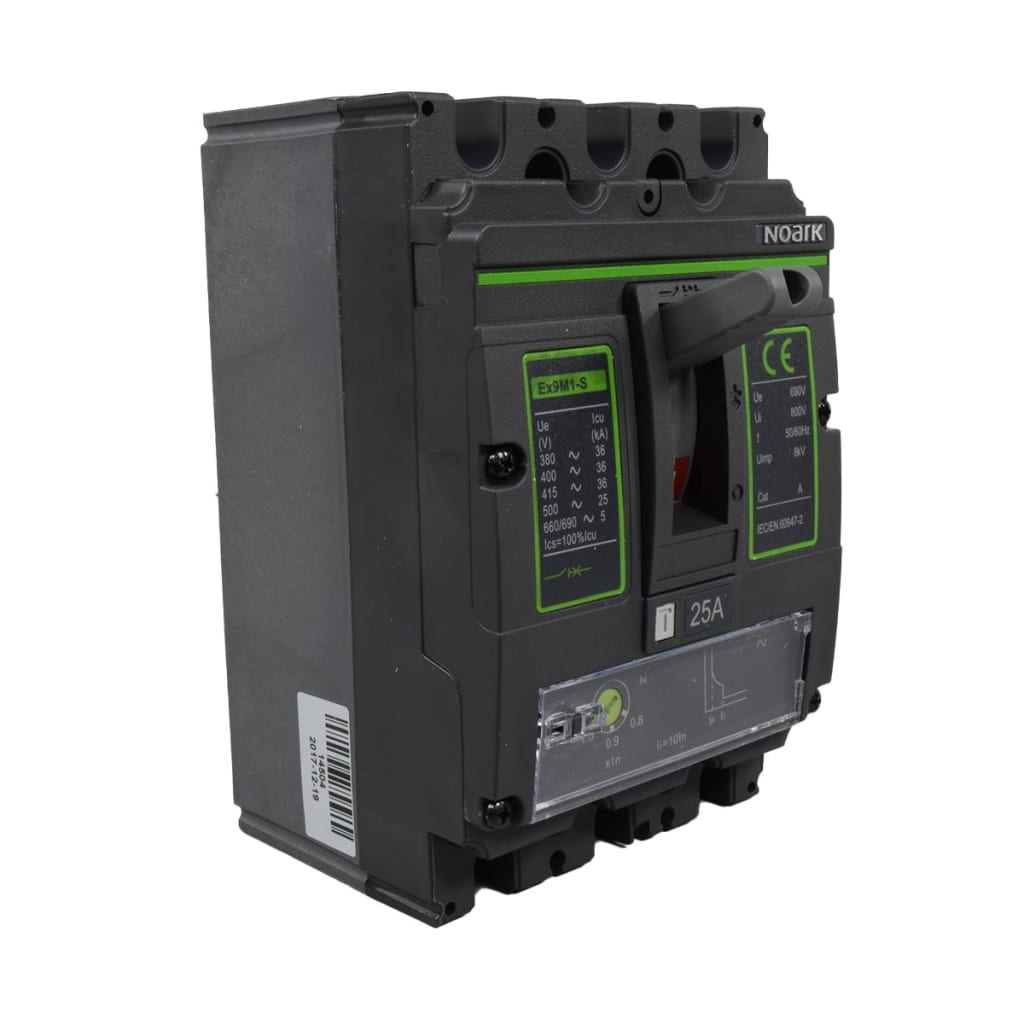 BREAKER DE CAJA MOLDEADA AC 25A,  36KA @415 VAC, ICS = 100% ICU.