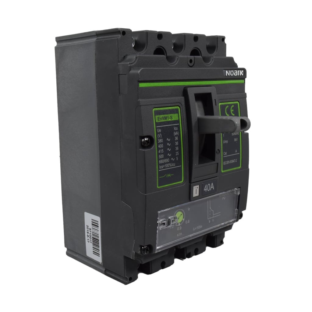 BREAKER DE CAJA MOLDEADA AC 40A,  36KA @415 VAC, ICS = 100% ICU.