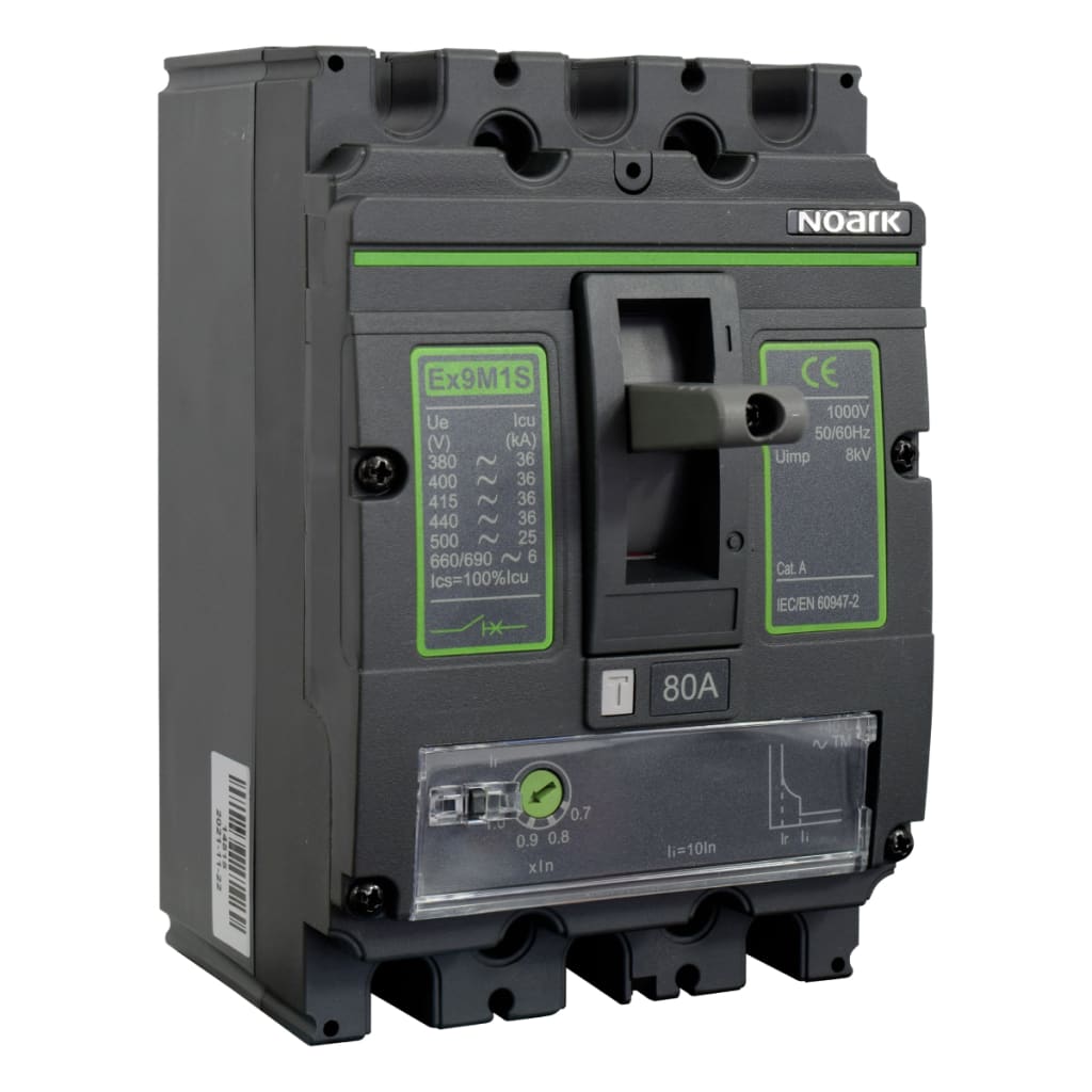 BREAKER DE CAJA MOLDEADA AC 80A,36KA @440 VAC, ICS = 100% ICU