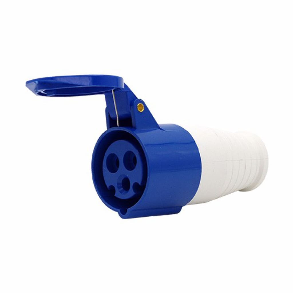 TOMA AEREA 16A 230VAC 2P+T AZUL