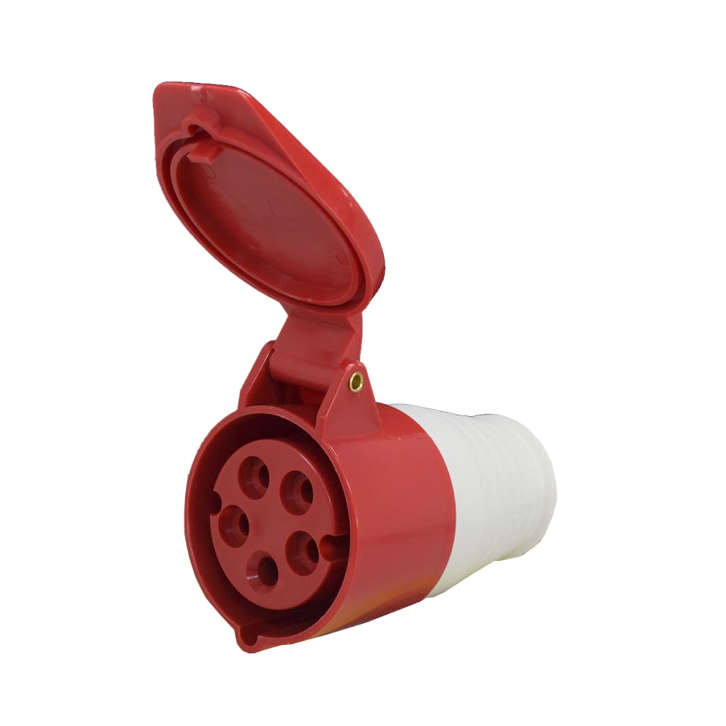 TOMA AEREA 16A 220-380/240-415VAC ROJO