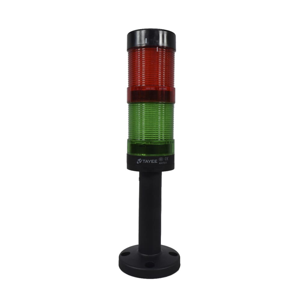 BALIZA INTERMITENTE MOD 2C 50MM 220VAC LED ROJO-VERDE