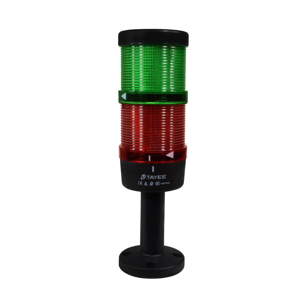 BALIZA INTERMITENTE MOD 2C 70MM 24VAC LED ROJO-VERDE