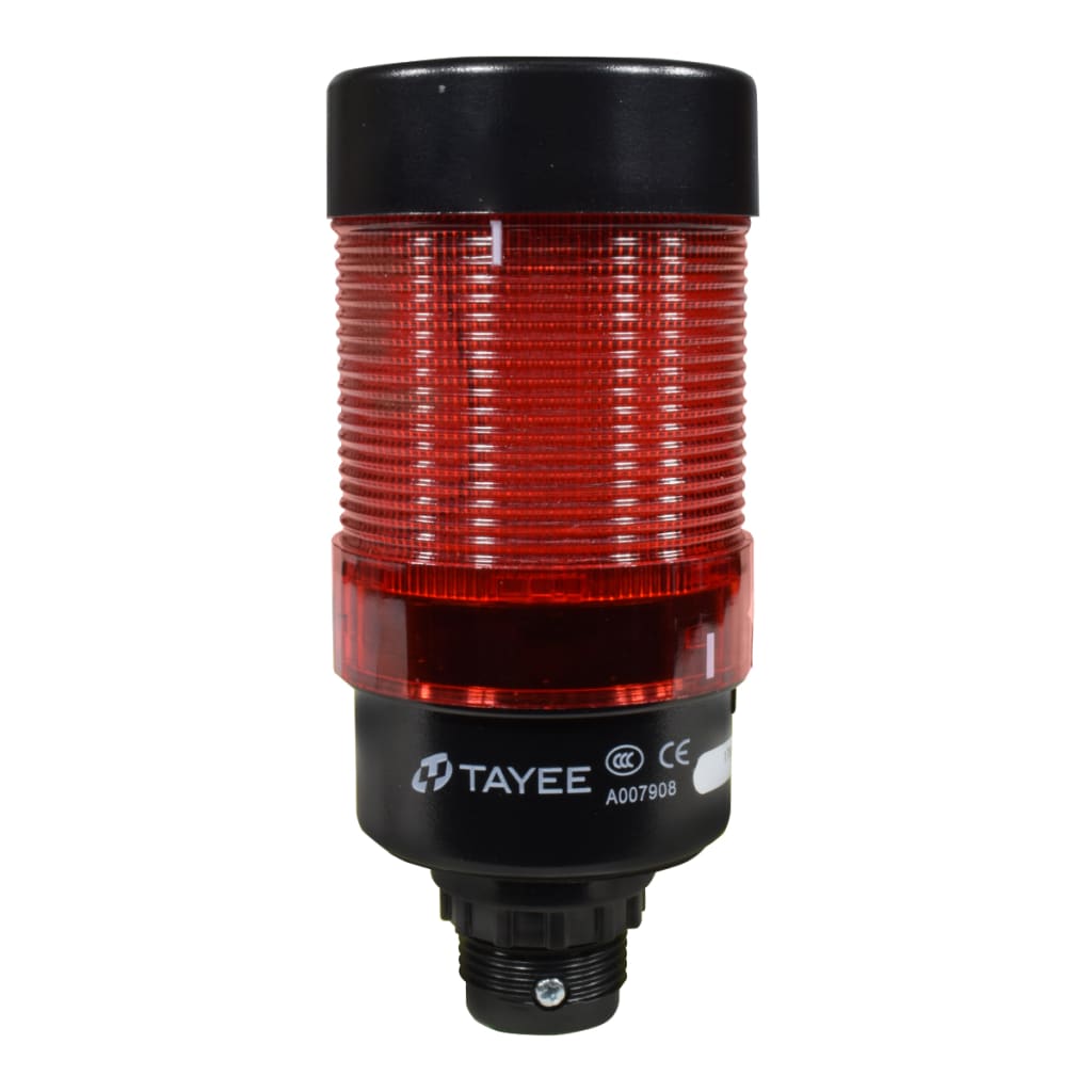 BALIZA ROT LED ROJ+BUZ 24V AC/ DC