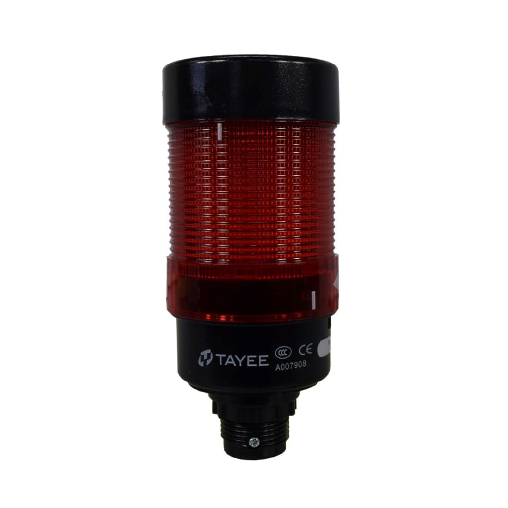 BALIZA ROT LED ROJ+BUZ 110VAC 50mm