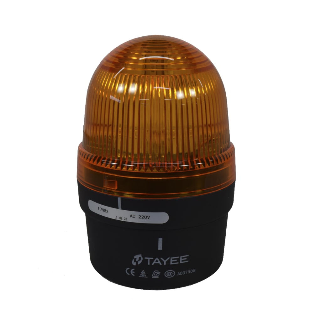 BALIZA ROT LED AMARILLO 220VAC 70mm