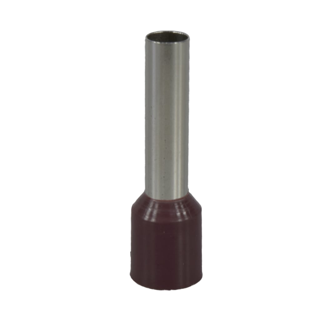 TERMINAL PIN HUECO CAFE 7AWG X 1 PQTE DE 100 UNID