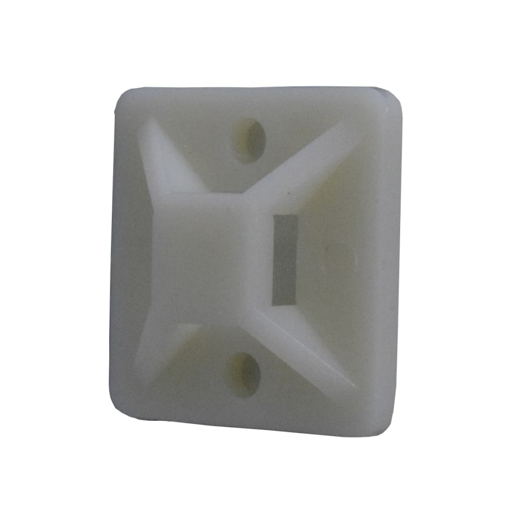 BASE ADH P/AMA 25X25MM BLANCA 1 PQTE X 100