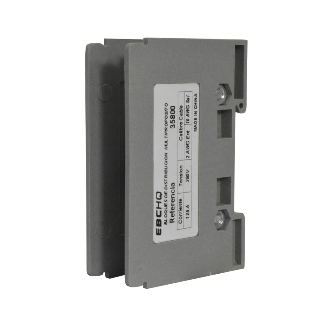 BLOQ DIST 2AWG/SAL 6X10AWG 125A/690V