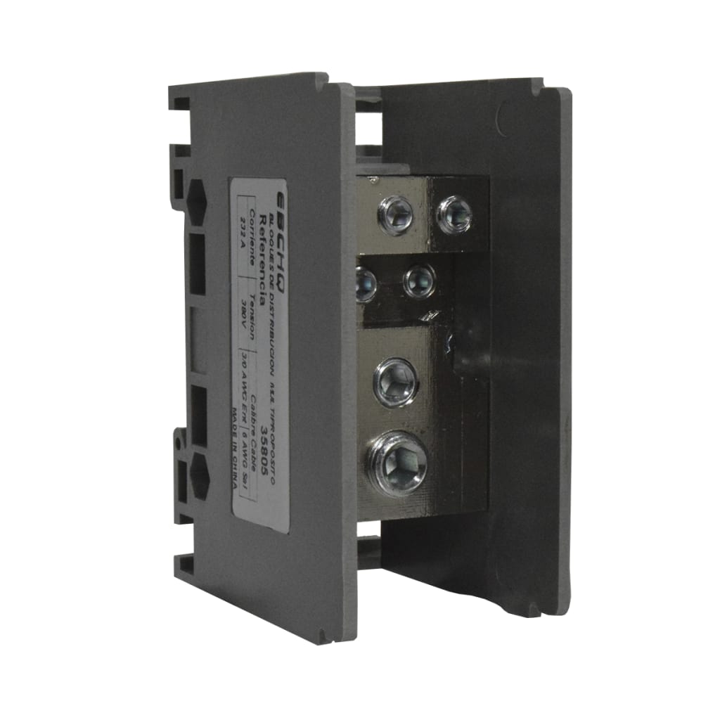BLOQ DIST 3/0AWG/SAL 6X6AWG 232A/690V