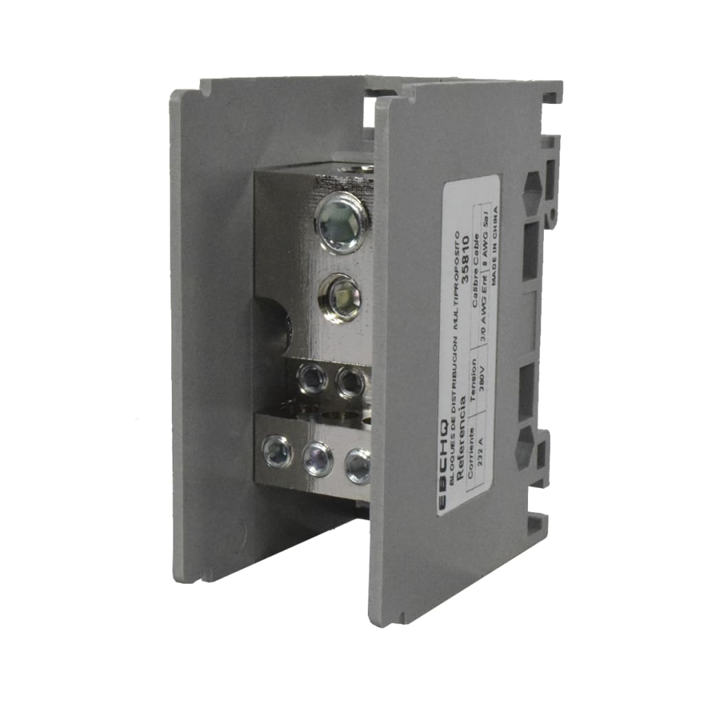 BLOQ DIST 3/0AWG/SAL 8X8AWG 232A/690V