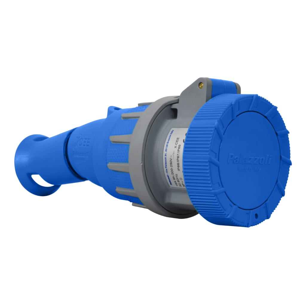 TOMA AEREA ROT-SECC 4X16A 220V 9H IP66/67/68/69 AZUL XCEE