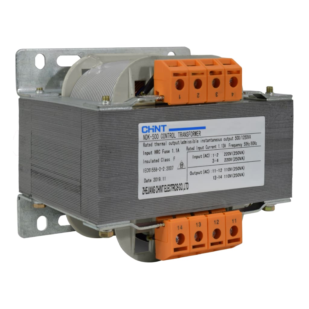 TRANSF. VOLTAJE PARA CONTROL, ENTRADA1 220V, ENTRADA2 220V, SALIDA1 110V @ 250VA, SALIDA2 110V @ 250VA