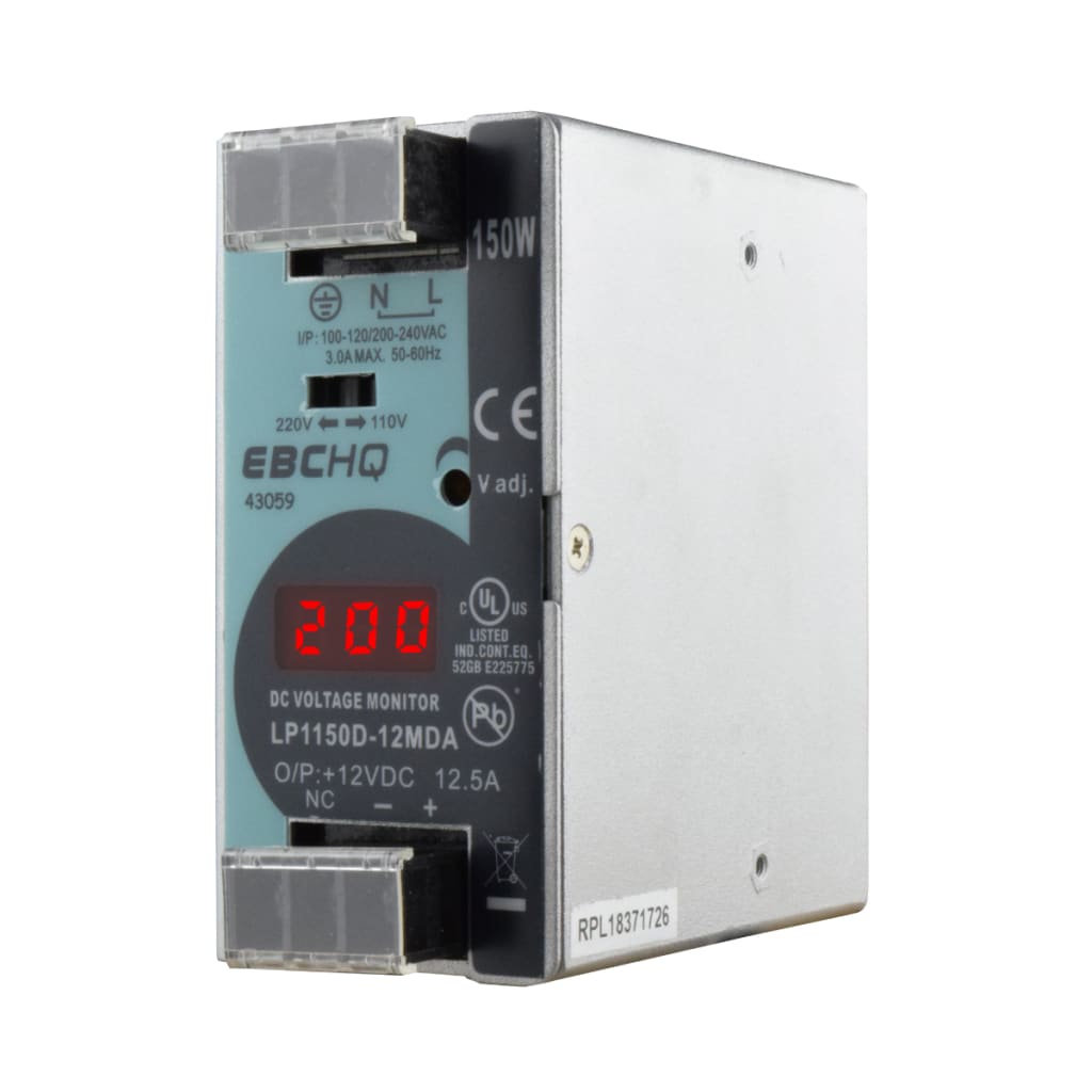 FUENTE SW 12VDC/150W RIEL UL