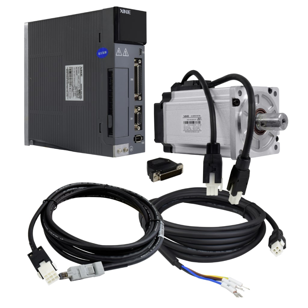 KIT SERVO 750W, 2.4NM SERIE DS5F-MS6, ALTA INERCIA 220V