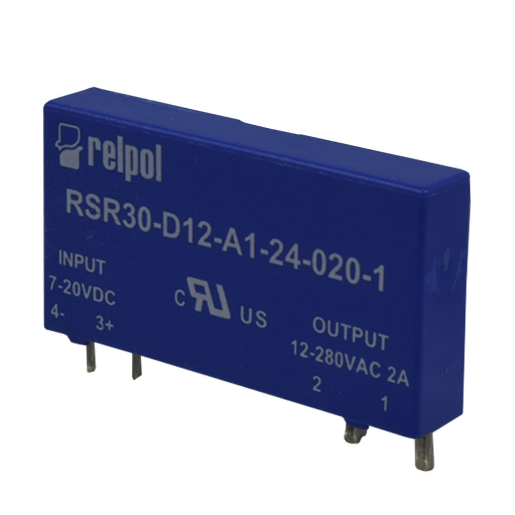 SSR SLIM DC-AC 7-20 VDC - 2A/230VAC UL