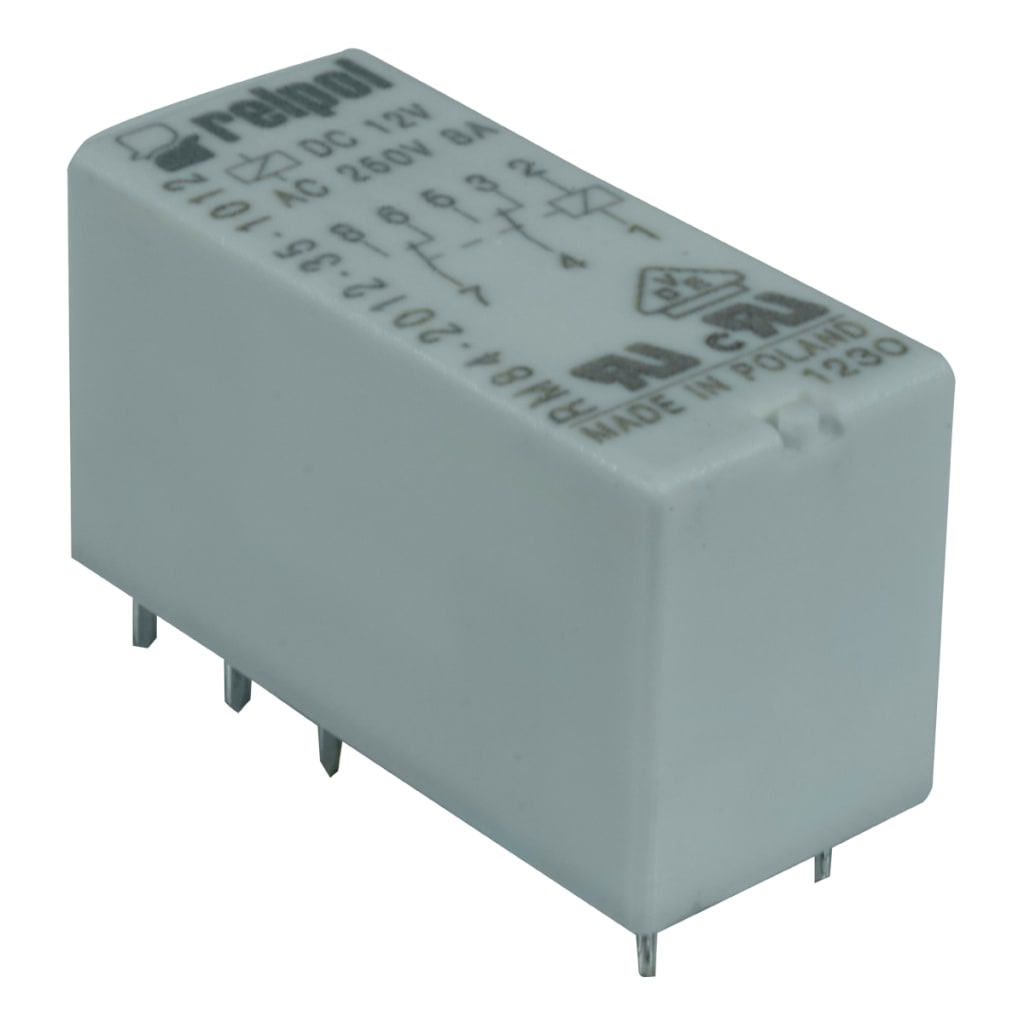MINI RELEVO 8 PINES 12 VDC IP67