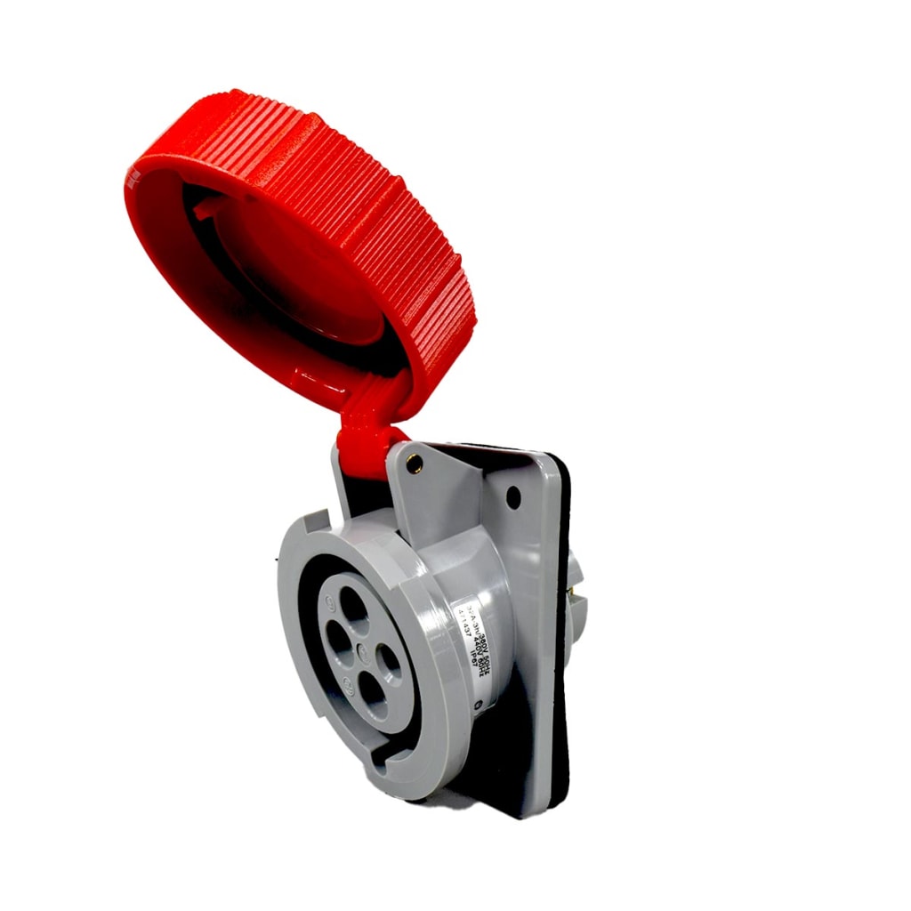 TOMA INC 4X32A 380V 3H IP67 ROJO