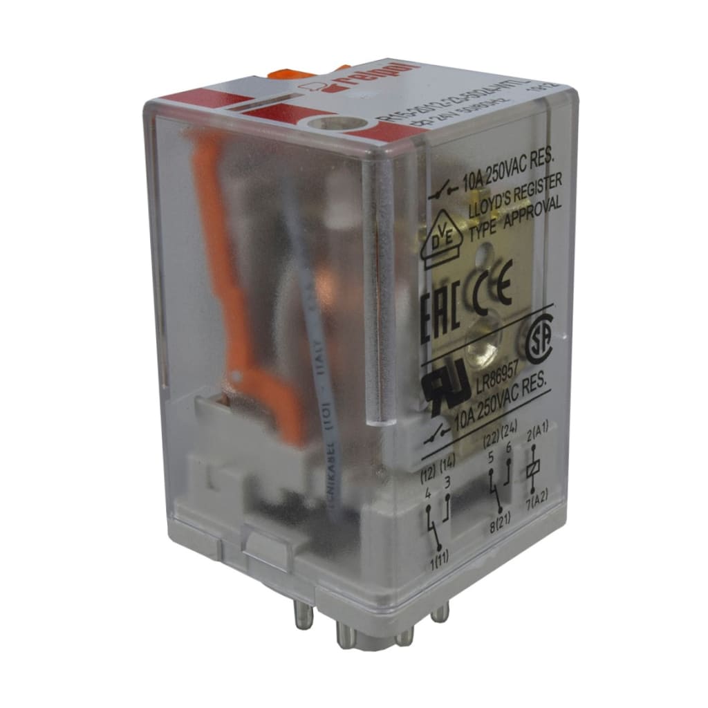 RELEVO 24VAC 8 PINES 10A/250VAC UL