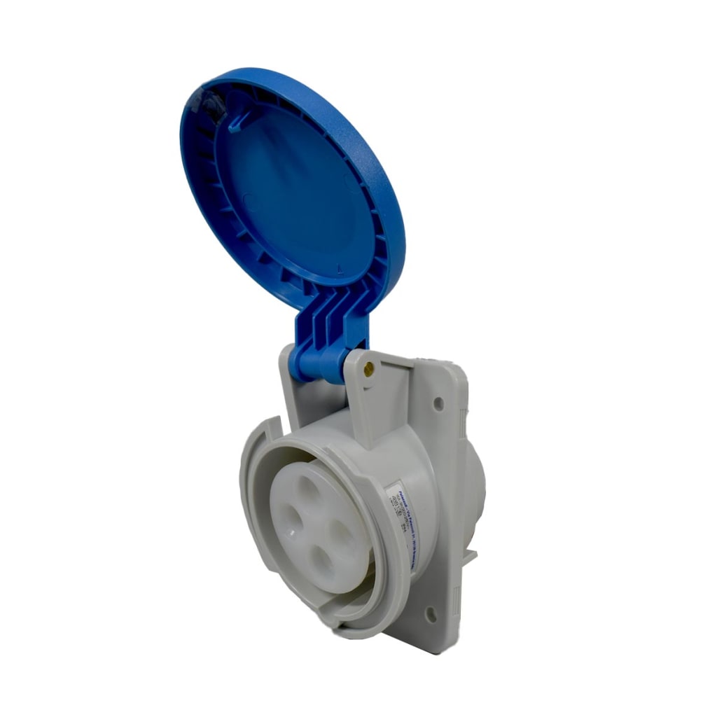 TOMA INC 4X16A 230V 9H IP44 AZUL